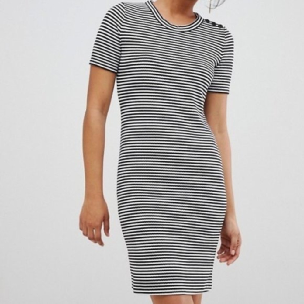 J. Crew Stripes T Shirt Dress Xxs
